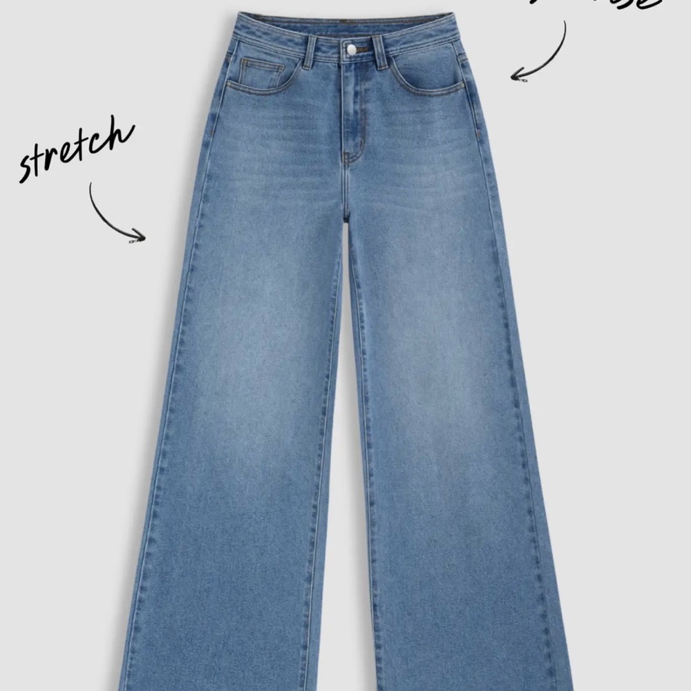 Cider High Rise Wide Leg Jeans